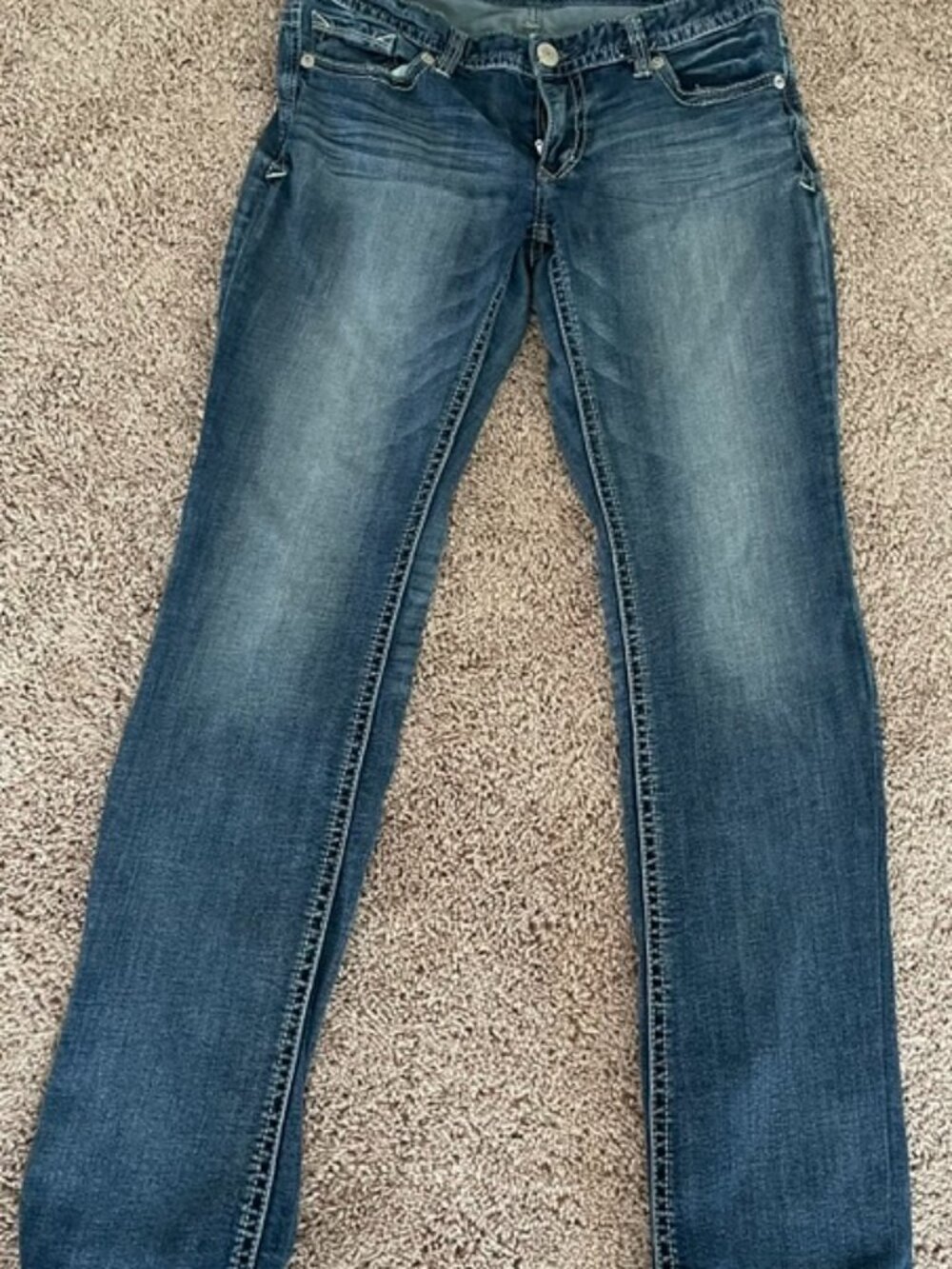 Women's Express Jeans Low Rise Size 32 X 32 Stella Barley Boot